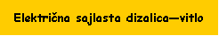 Text Box: Električna sajlasta dizalicavitlo